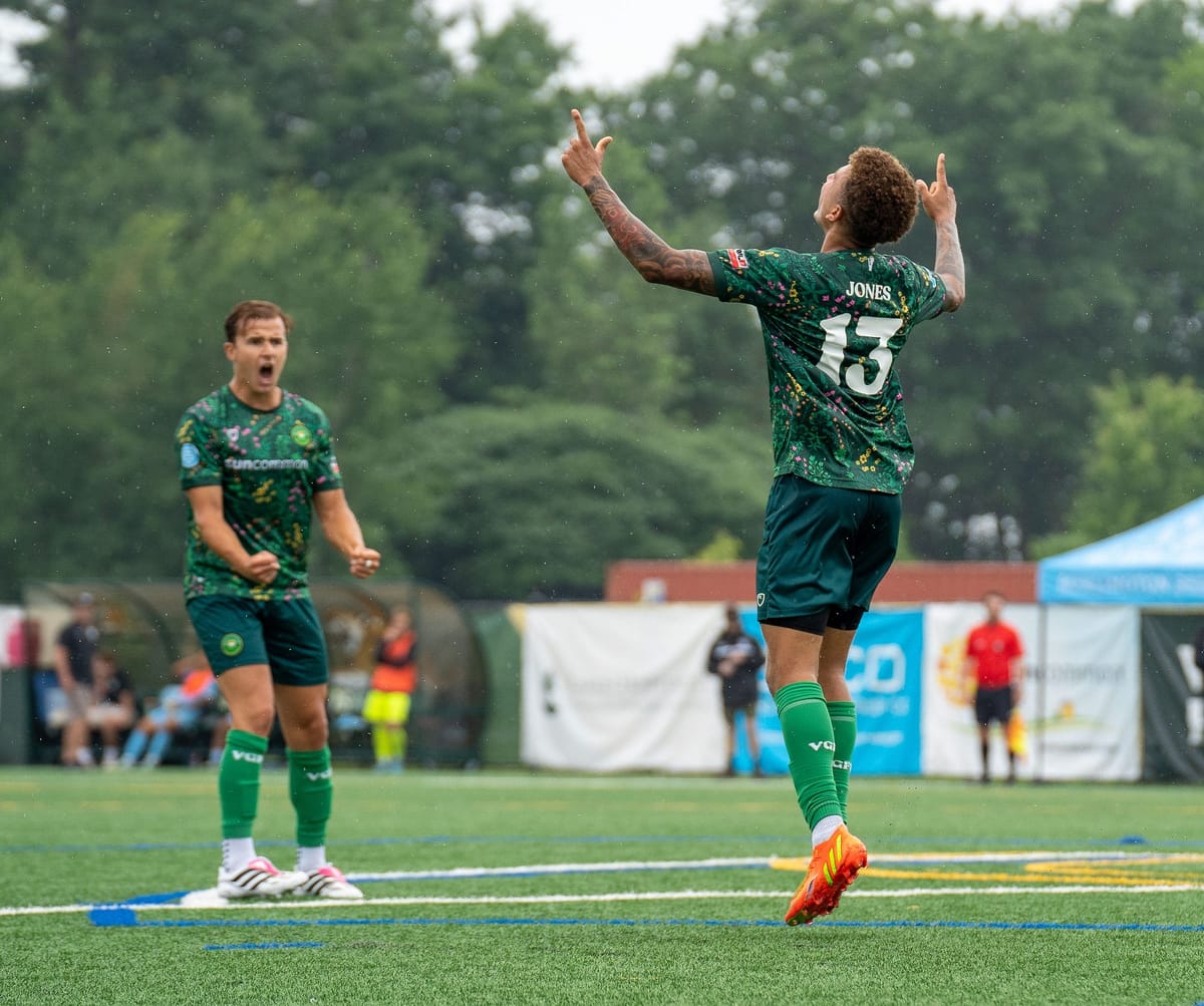 Vermont Green FC Stay in 1st Place Despite Western Mass Pioneers Defeat Post feature image