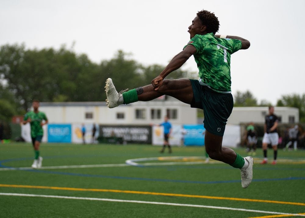 Former Vermont Green FC Forward Diba Nwegbo Scores 1st Professional Goal Post feature image
