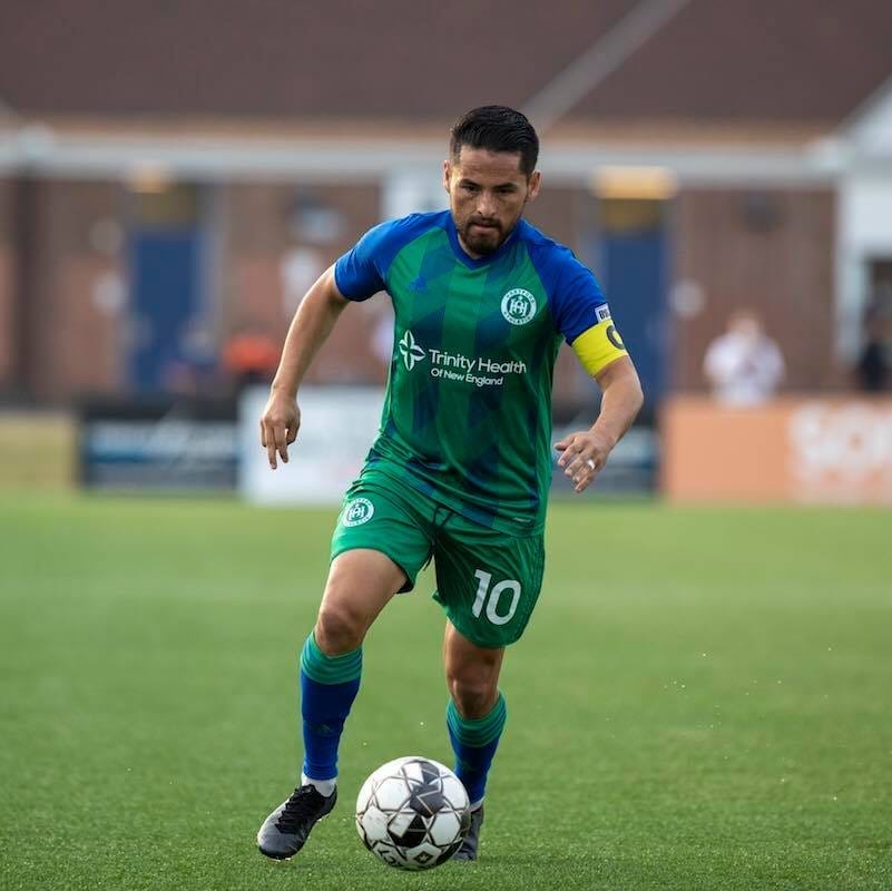 Hartford Athletic Veteran Danny Barrera "on the Fringe of Starting Games" After Impressing in Second Appearance Post feature image