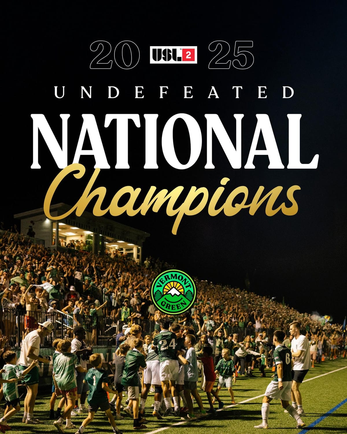 Victorious Vermont: The Green Defeat Ballard and Become USL 2 Champions  Post feature image