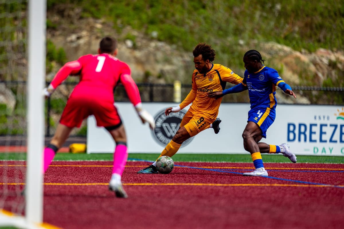 Rhode Island FC Dominates Club’s First-Ever USL Jagermeister Cup Match Post feature image