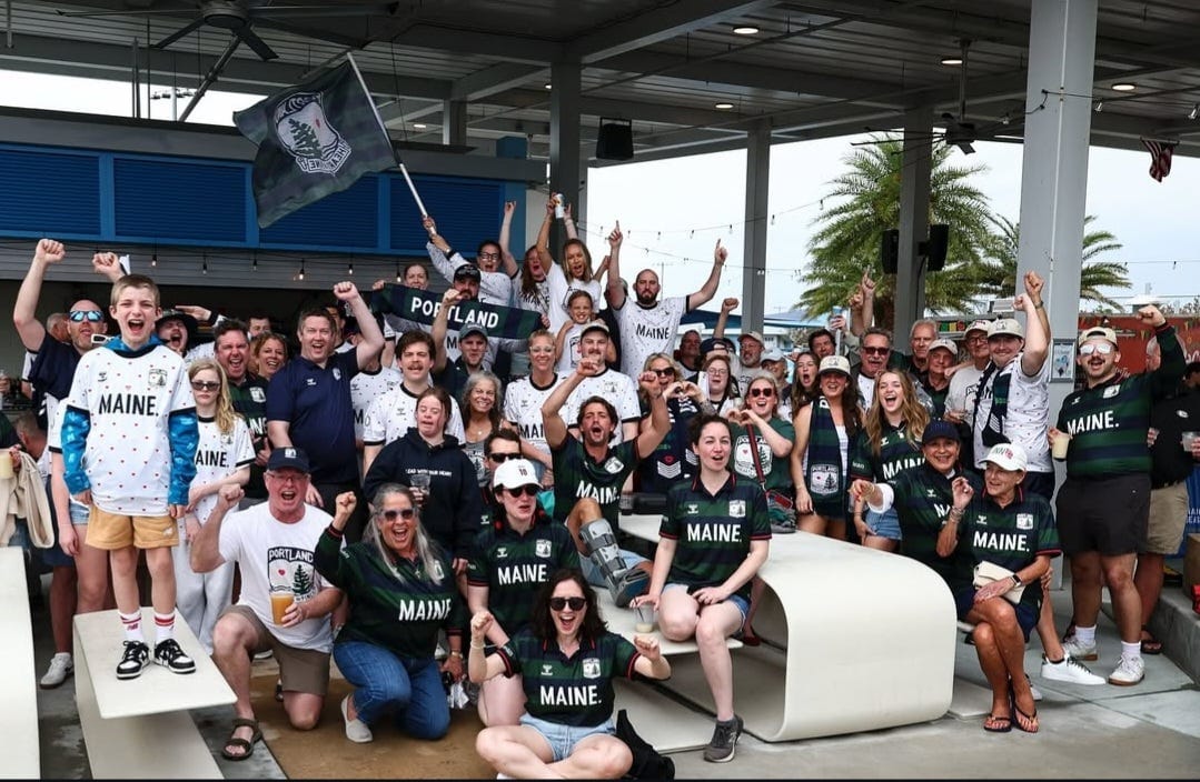 Portland Hearts of Pine Fans Take In First USL League One Match Post feature image