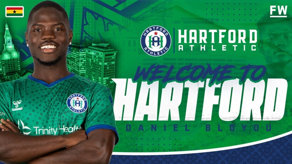 Hartford Athletic Sign Daniel Bloyou to 25-Day Contract Post feature image