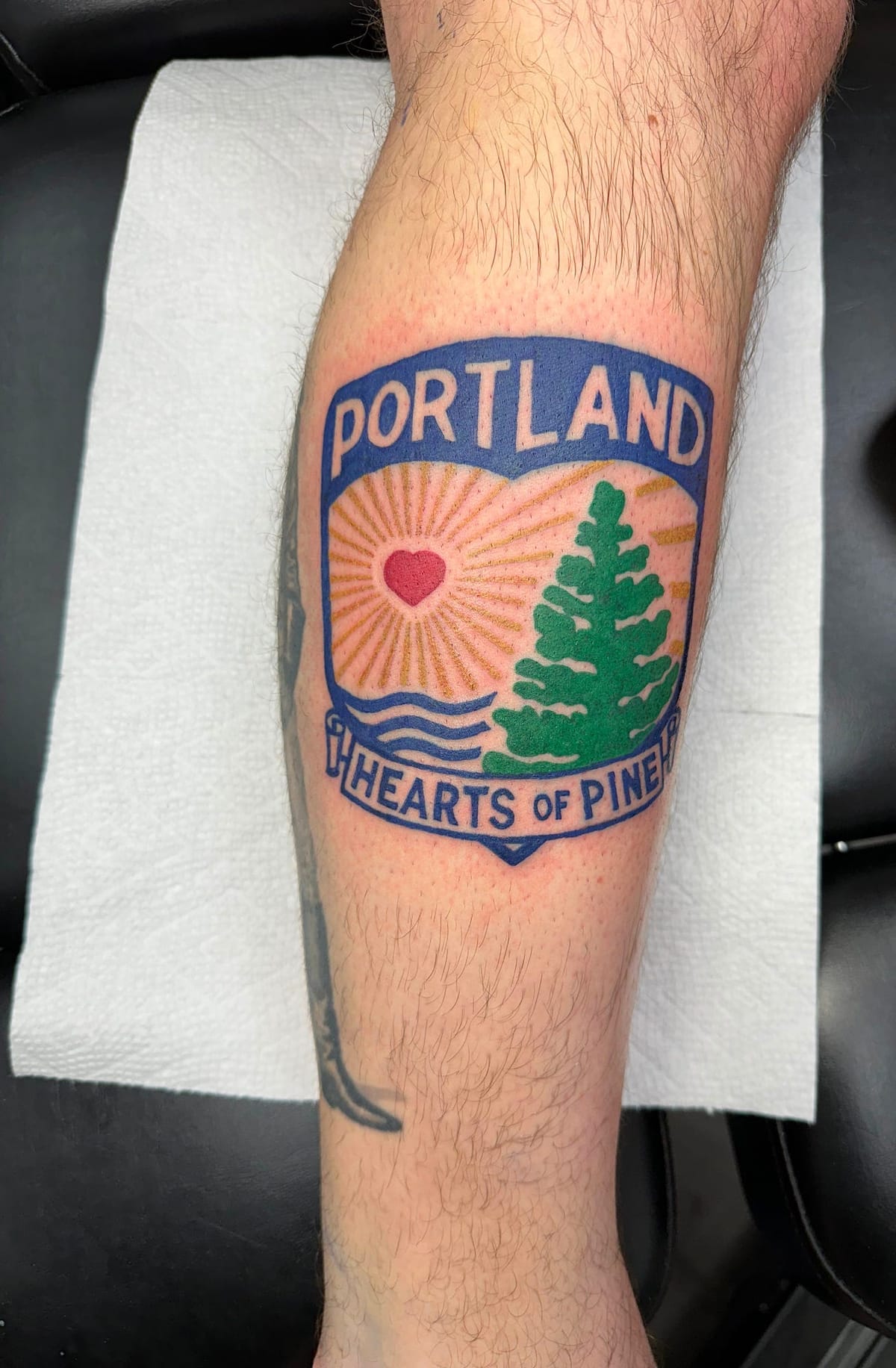 Portland Hearts of Pine Fan Gets Logo Tattoo Post feature image
