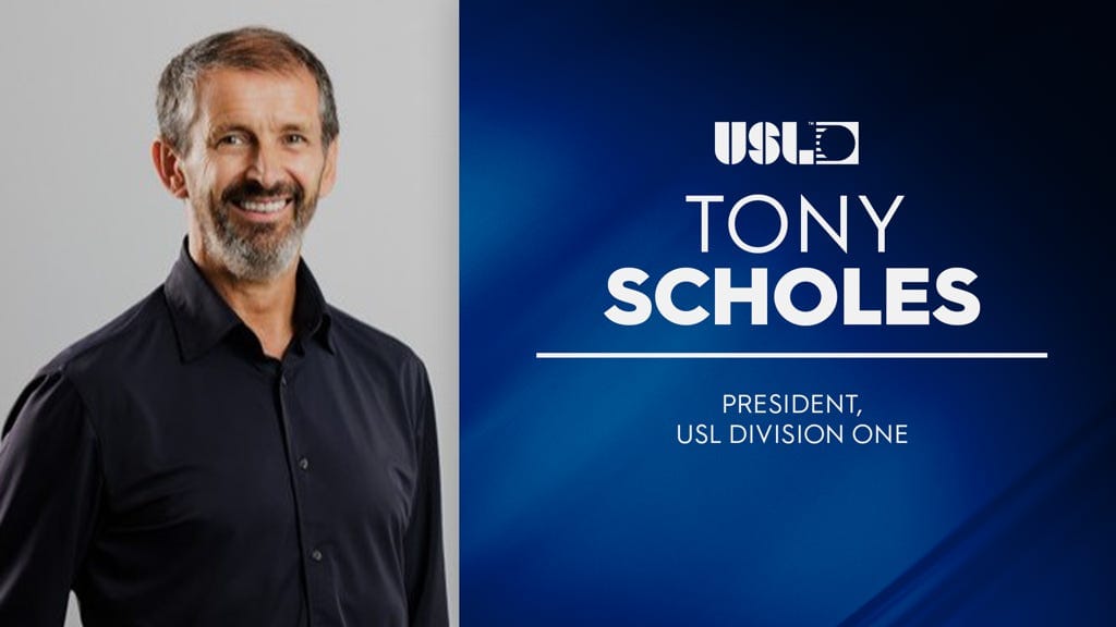USL Division One Names English Premier League Executive Tony Scholes Inaugural President  Post feature image