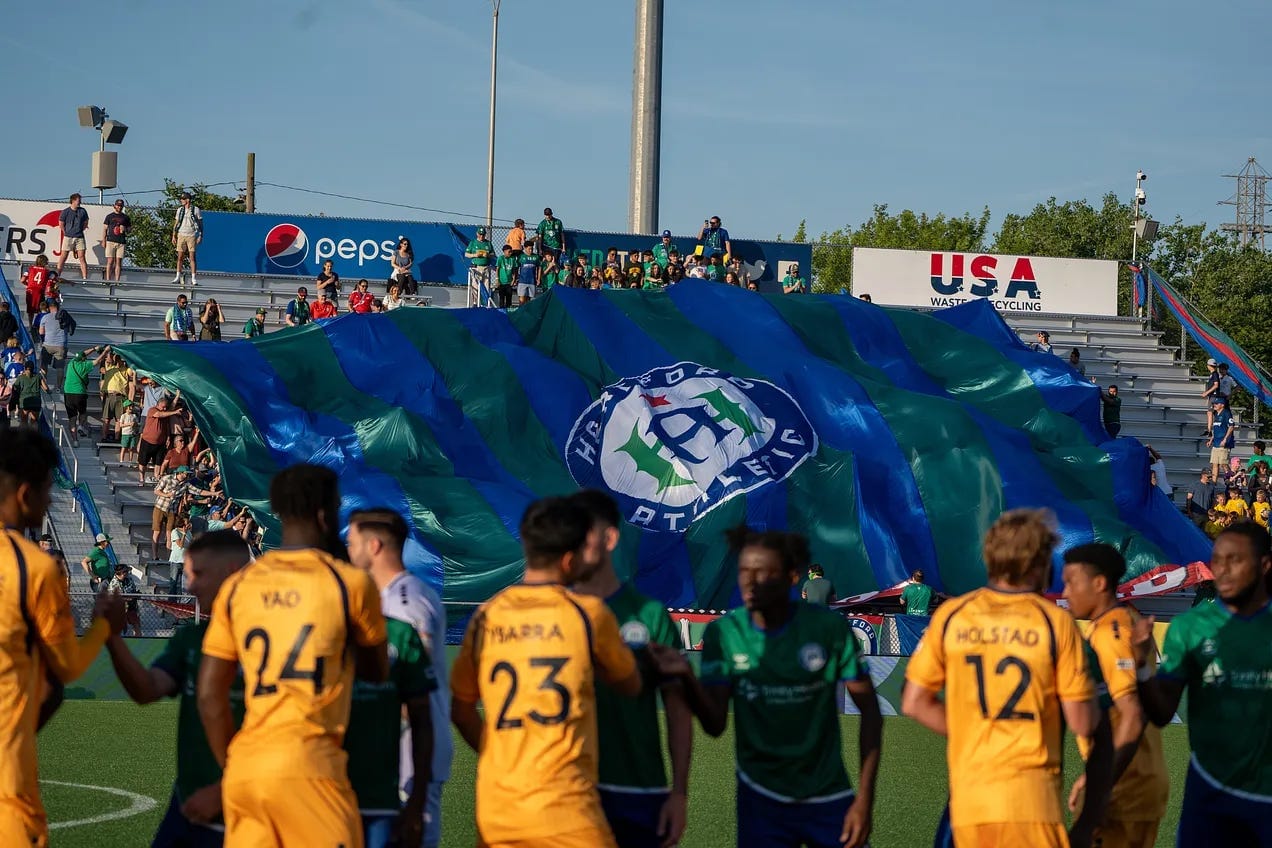 Hartford Athletic Face RIFC in Saturday Night Derby Post image
