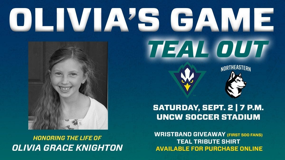 UNCW To Honor Olivia Knighton With Game, Shirt Post image