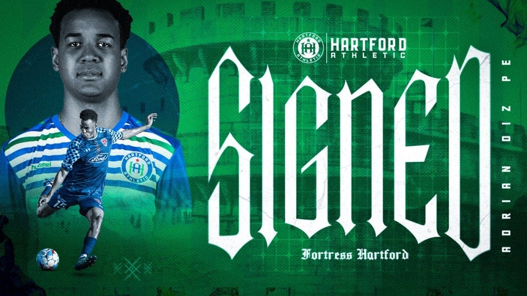 Hartford Athletic Sign Defender Adrián Diz Pe Post image