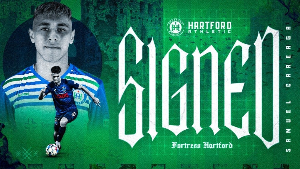 Hartford Athletic Acquire Midfielder Samuel Careaga on Loan Post image