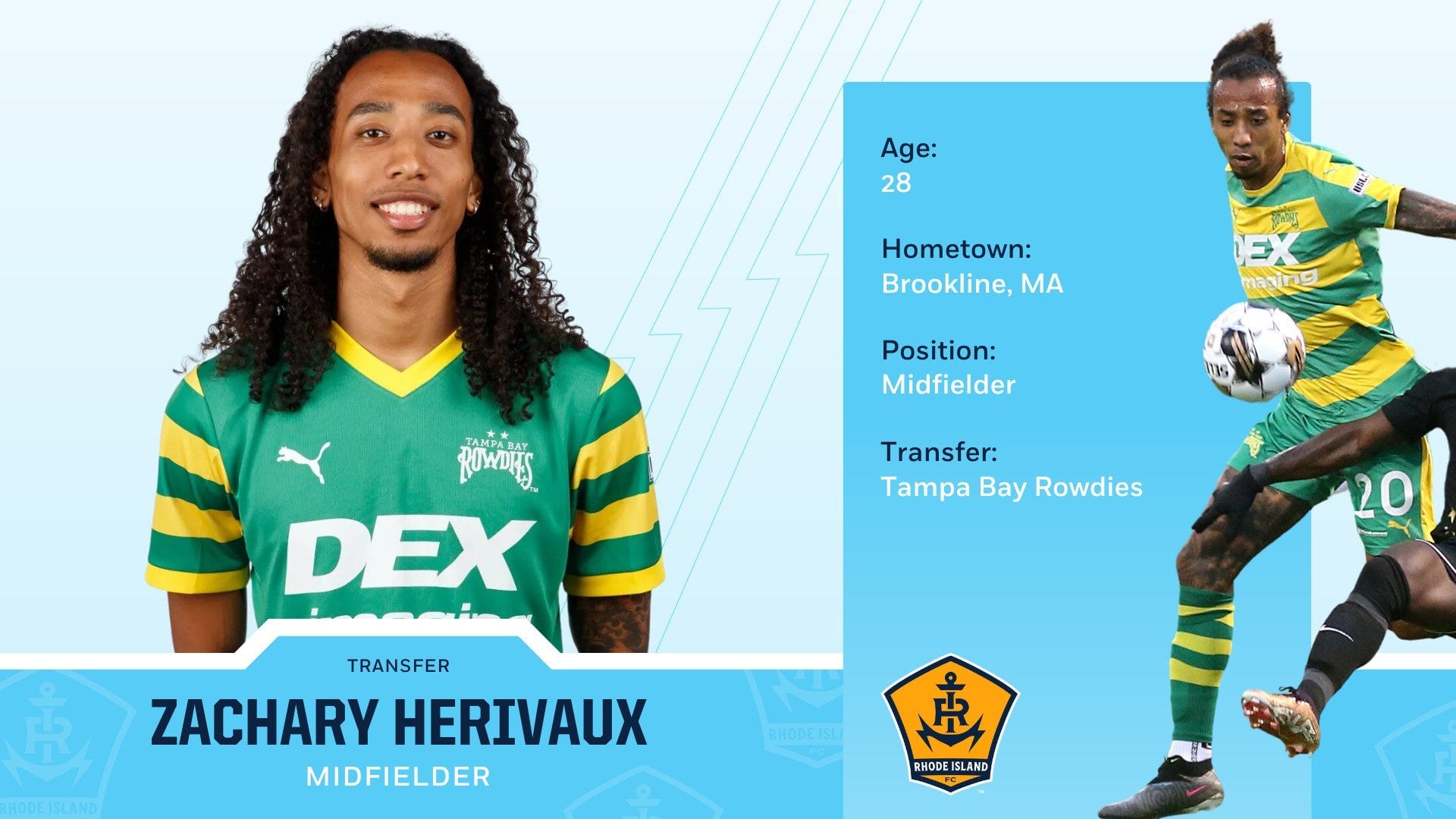 Rhode Island FC Signs Zachary Herivaux Post image