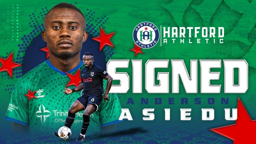 Hartford Athletic Sign Pair of Veterans Post image