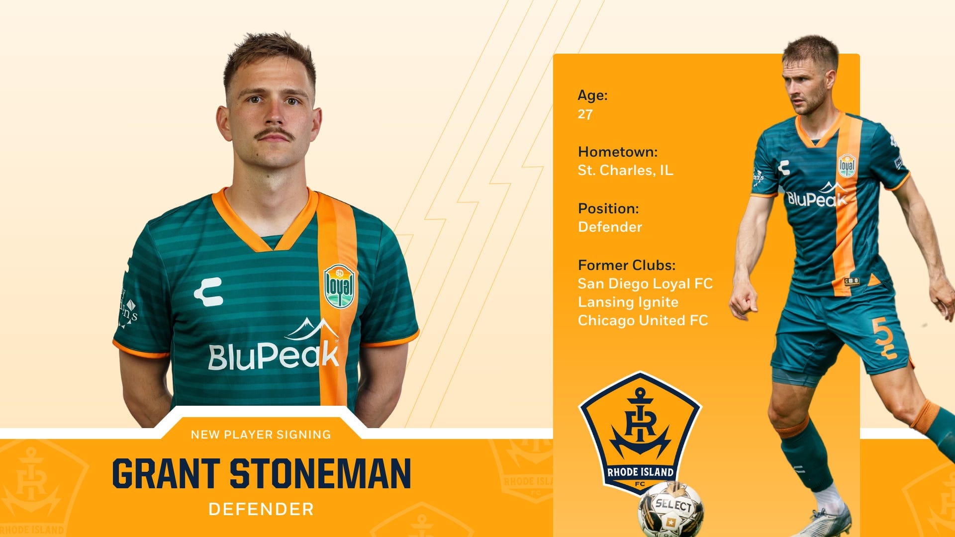 Rhode Island FC Signs Former San Diego Loyal Center Back Post image