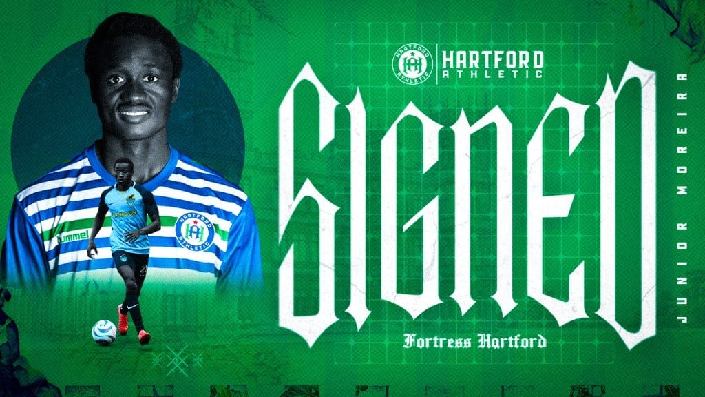 Hartford Athletic Add Midfielder Junior Moreira Post image