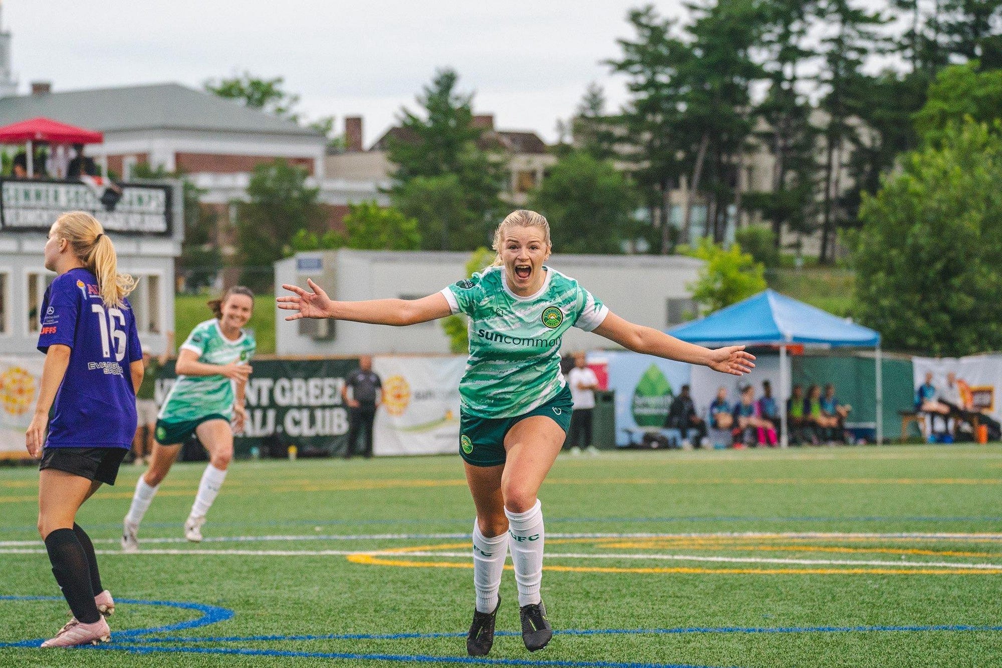 Vermont Green FC Wins Club's First-Ever Women's Match  Post image