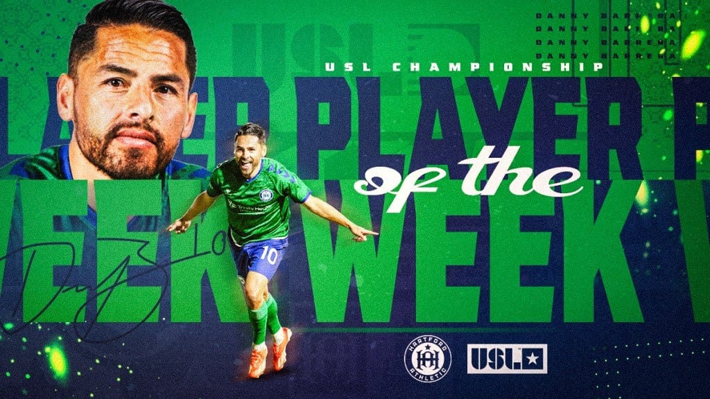 Danny Barrera Named USL Championship Player of the Week Post image
