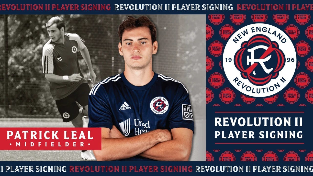 Revolution II Sign Midfielder Patrick Leal Post image