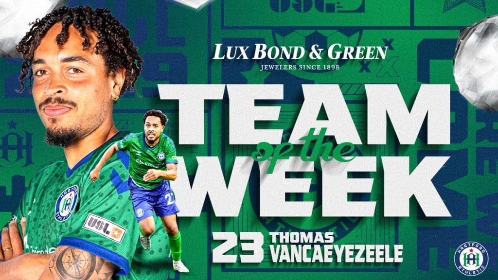 Thomas Vancaeyezeele Selected to USL Championship Team of the Week Post image