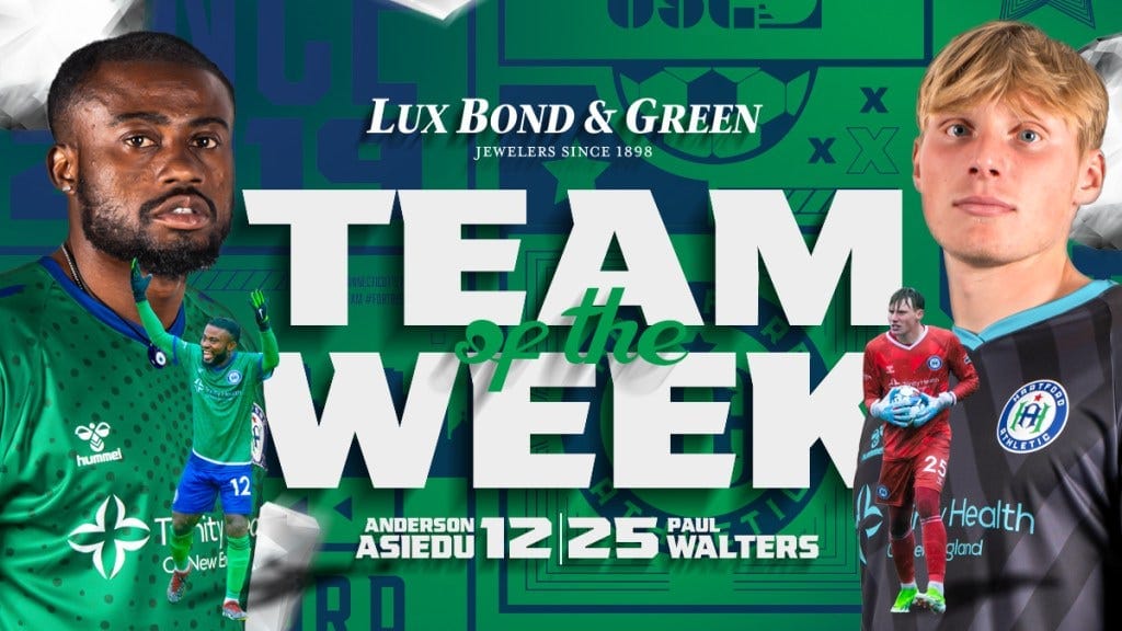 Two Hartford Athletic Players Named to USL Championship Team of the Week Post image