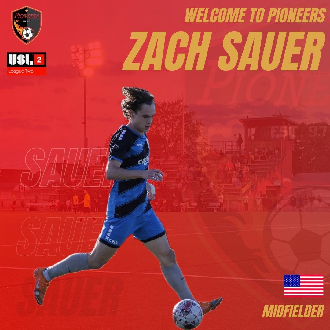 Northeastern's Zach Sauer Joins Western Mass Pioneers for the Summer Post image