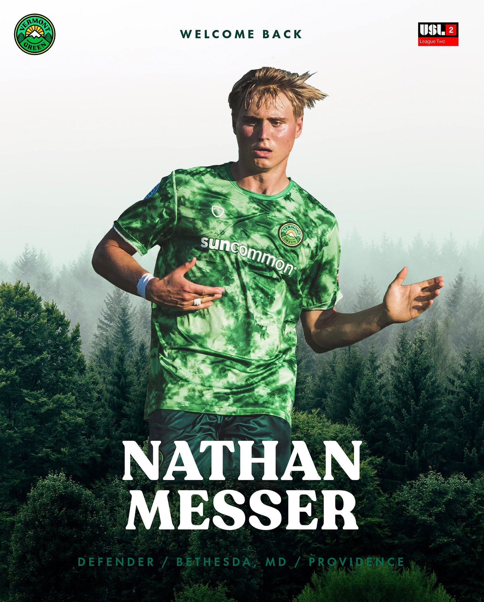 Vermont Green FC Brings Back Providence Defender Post image
