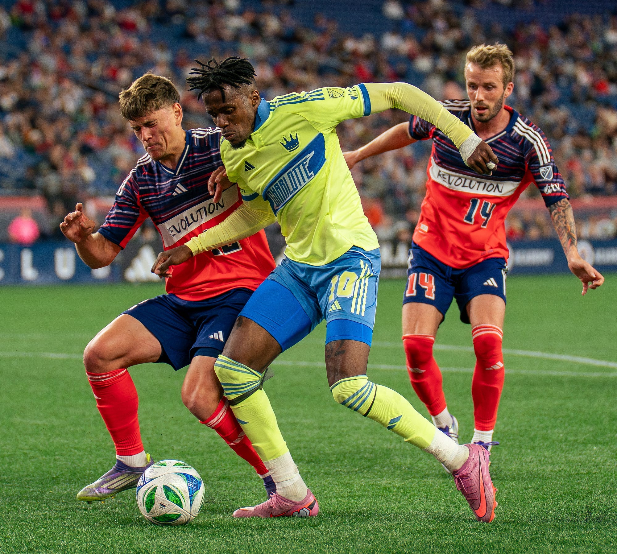 Revolution Defense Reflects on Challenge of Defending Former EPL Star Wilfried Zaha Post image