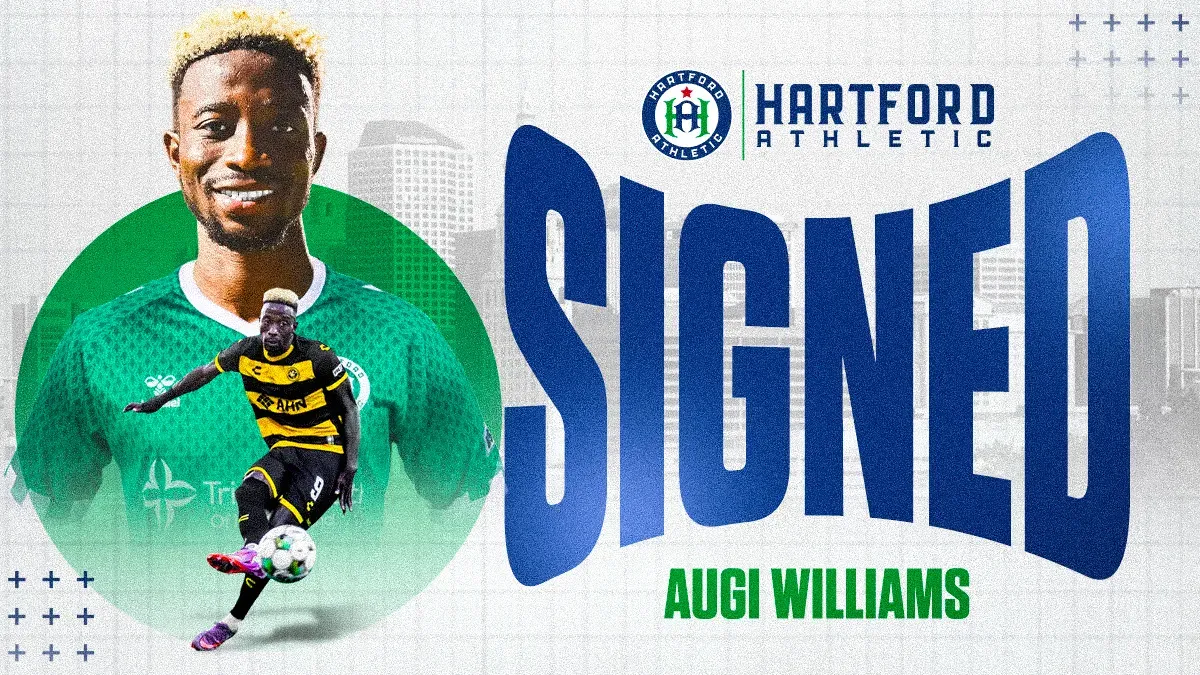 Hartford Athletic Add Forward Augustine Williams Post image